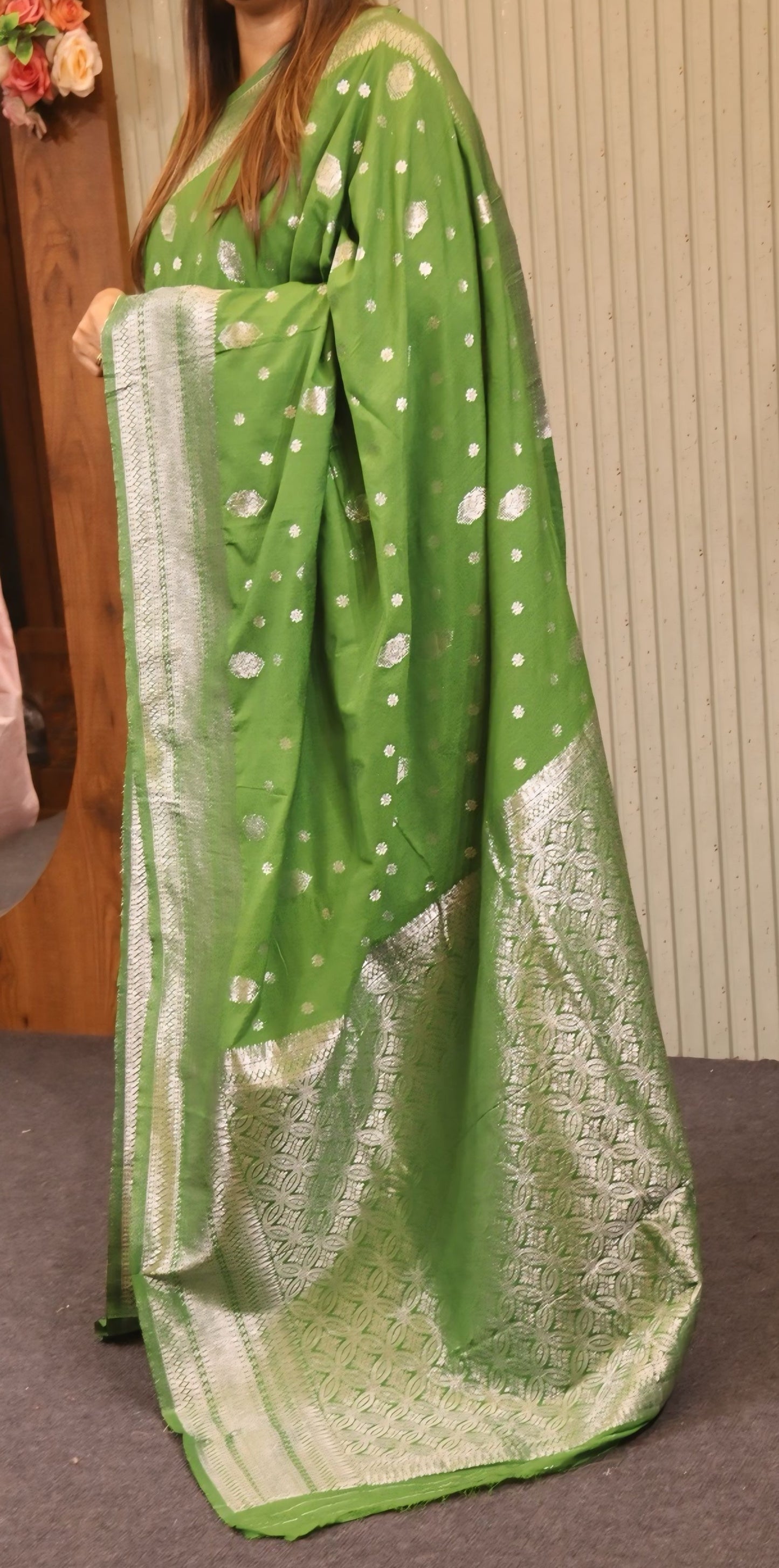 Semi Banarasi Saree