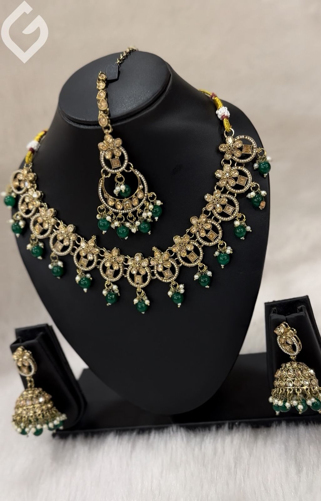 Chand Kundan Choker Necklace set