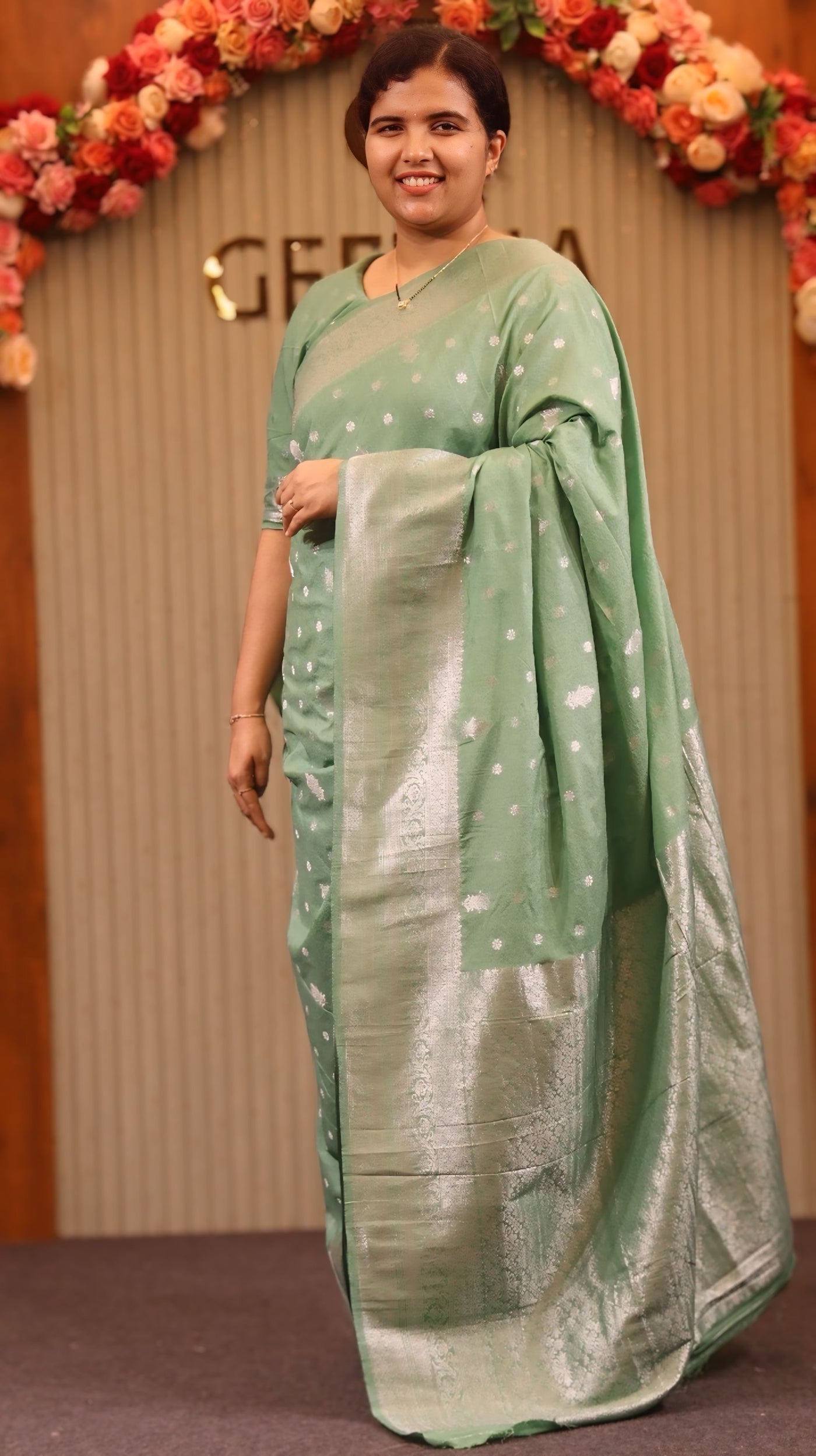 Semi Banarasi Saree