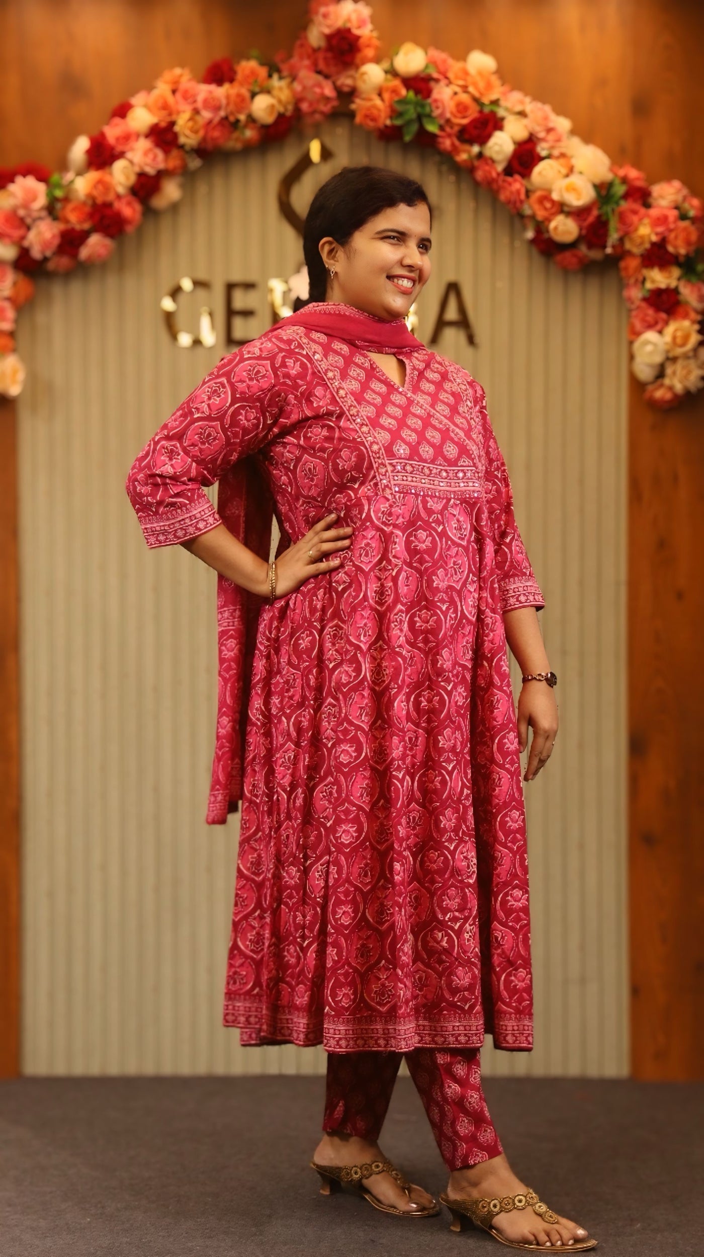 Cotton Anarkali Set