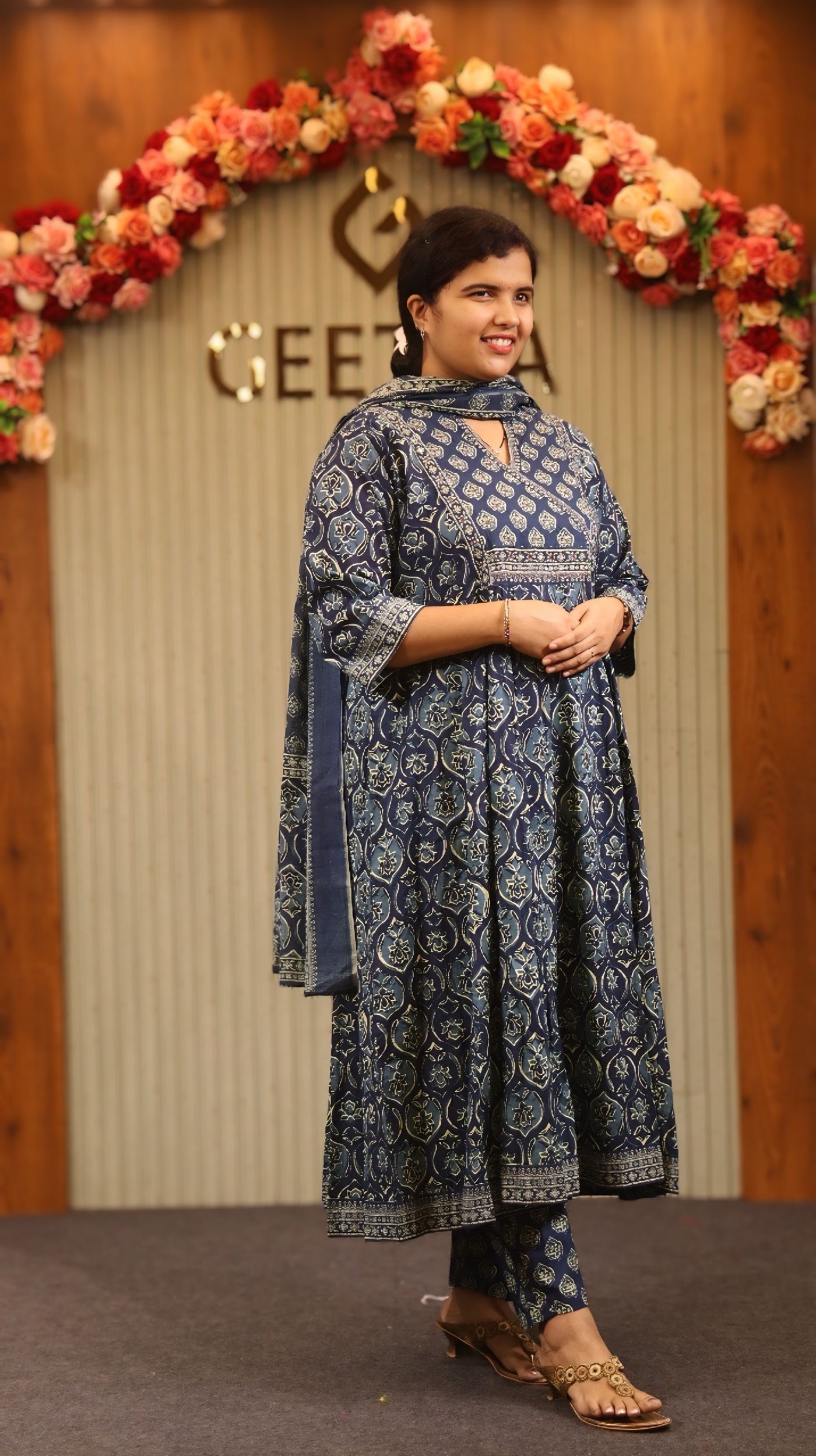 Cotton Anarkali Set