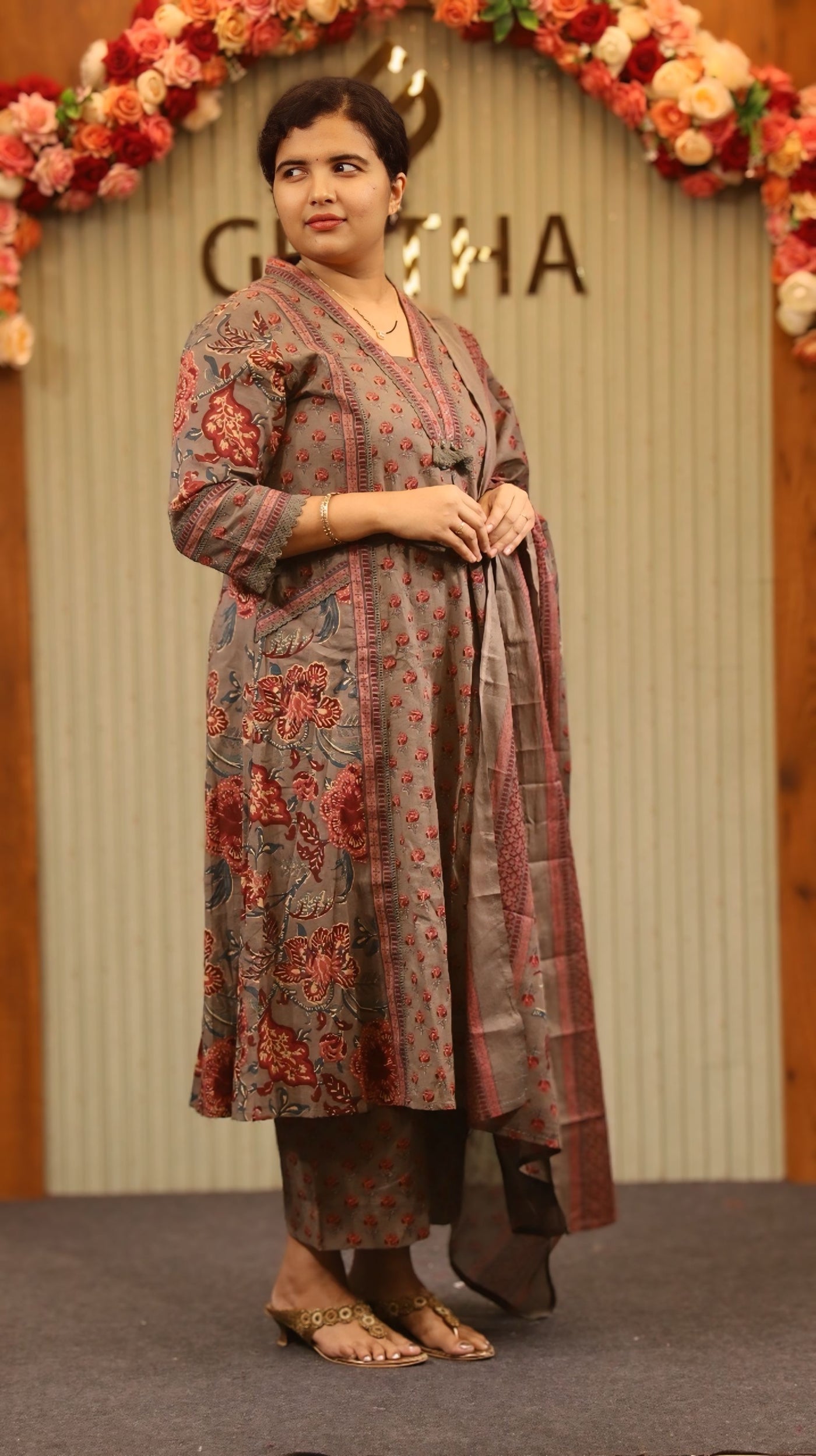 Cotton Anarkali Set