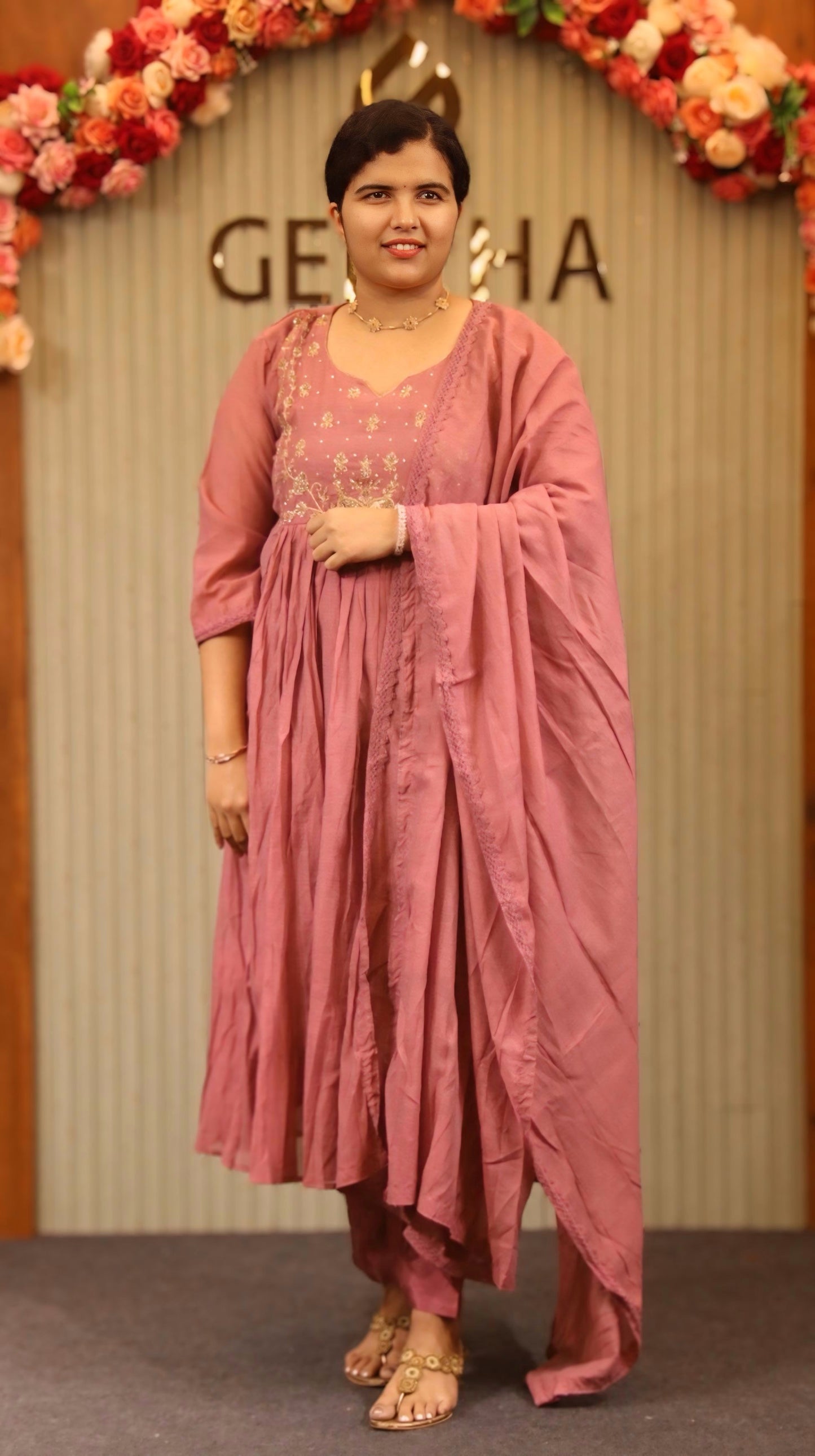 Salwar Suit-Muslin silk