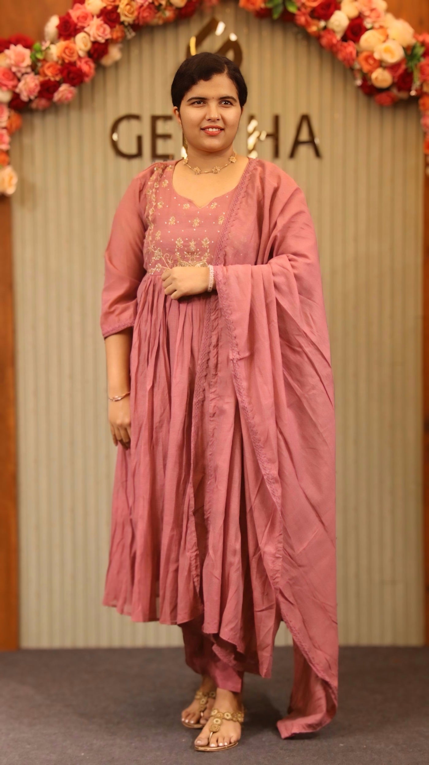 Salwar Suit-Muslin silk