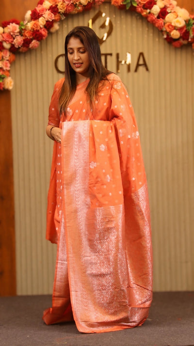 Semi Banarasi Saree