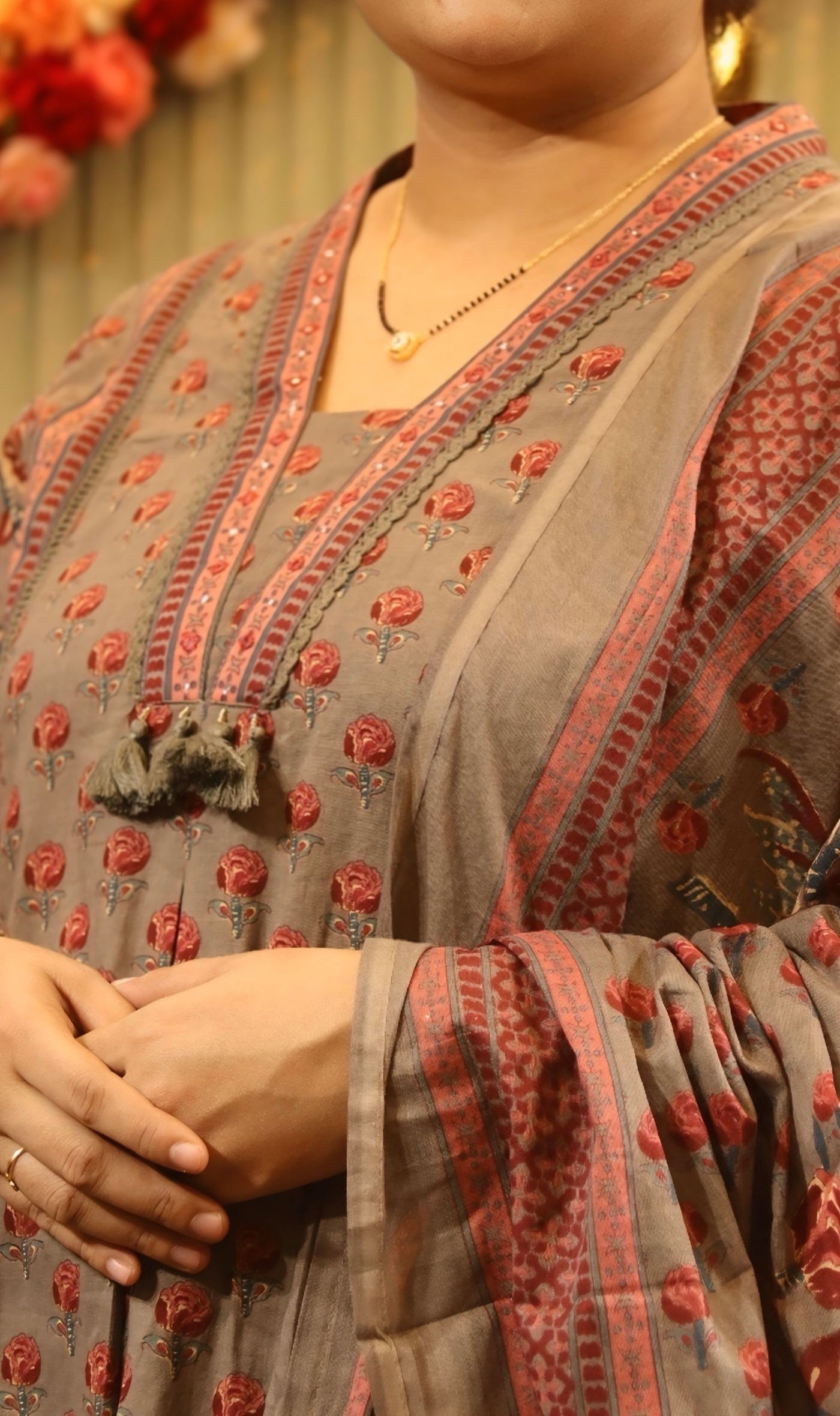 Cotton Anarkali Set