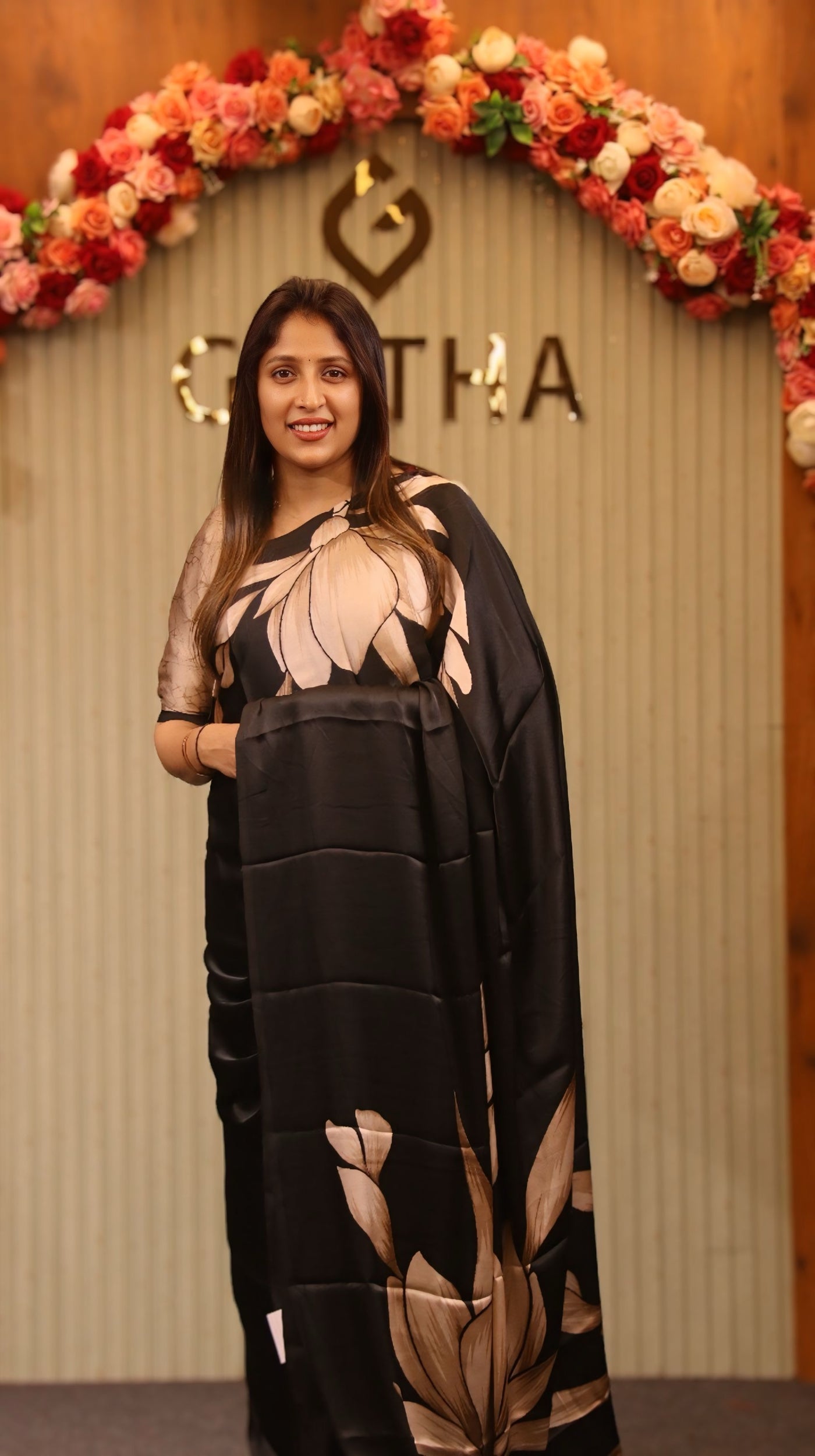 Semi modal saree
