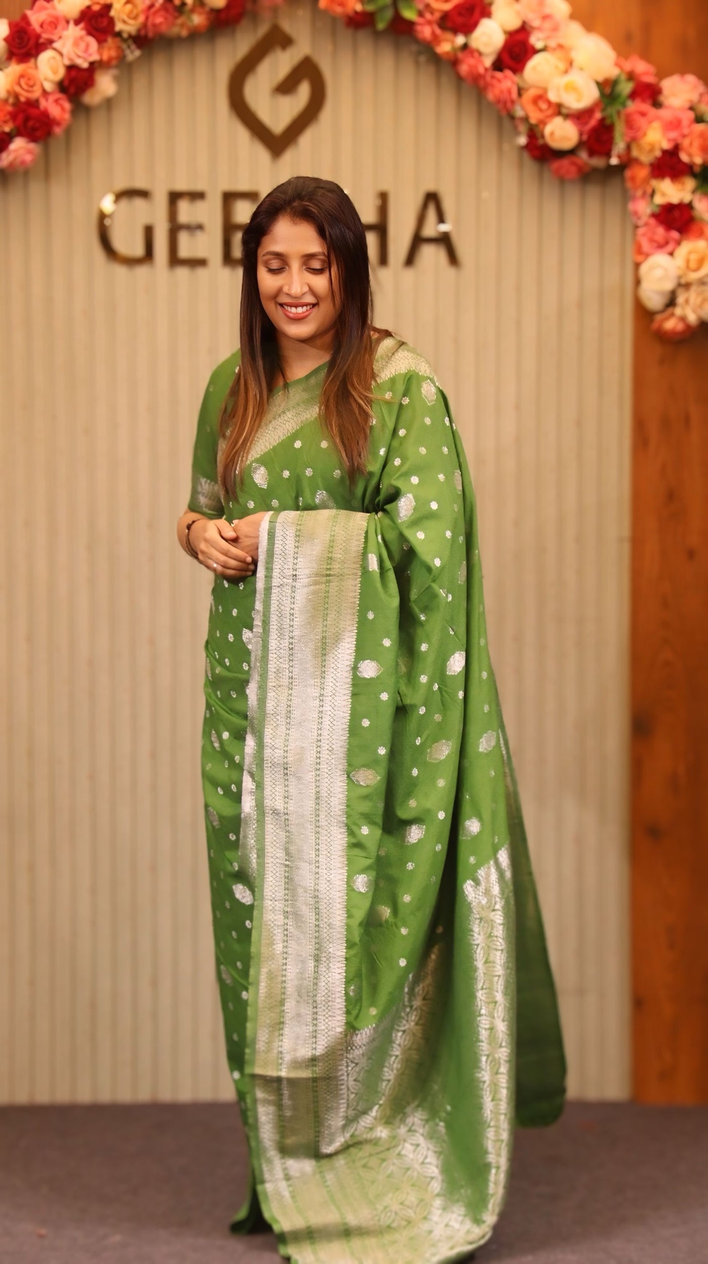 Semi Banarasi Saree