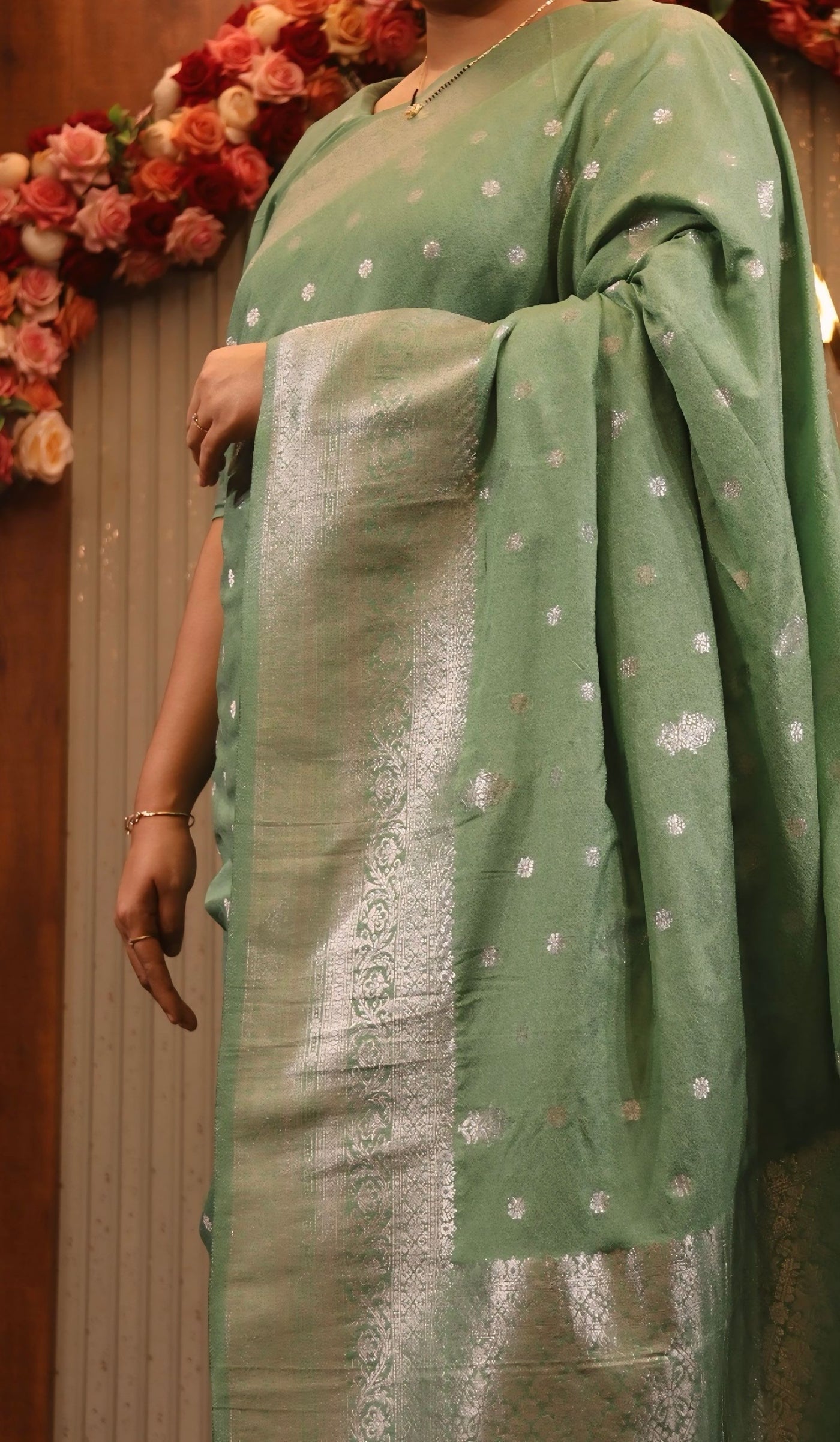 Semi Banarasi Saree