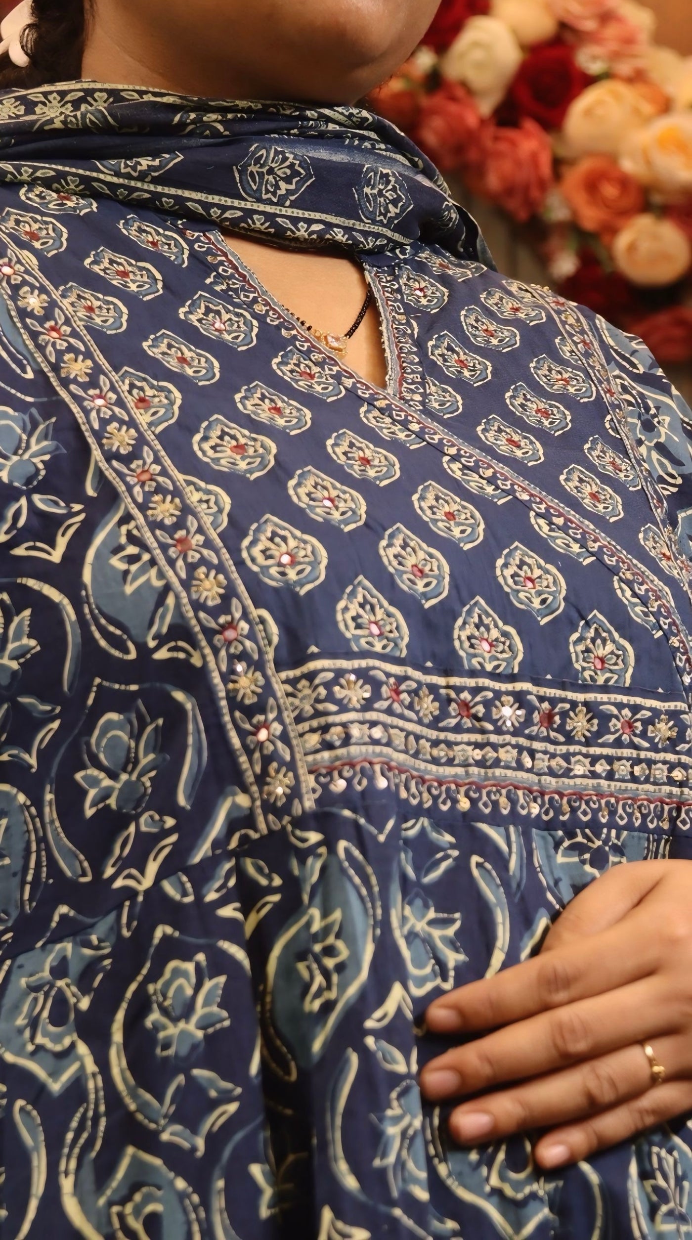 Cotton Anarkali Set