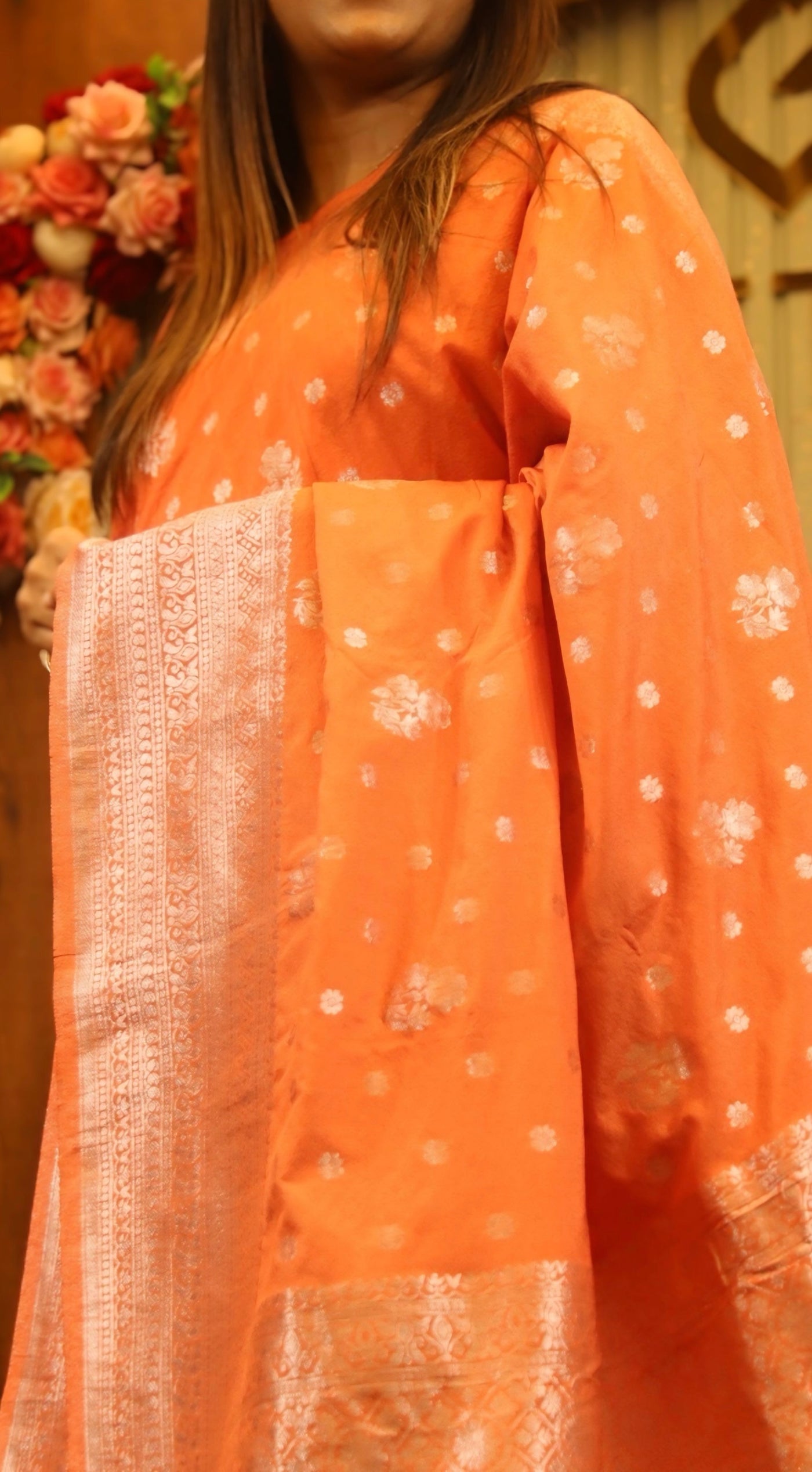 Semi Banarasi Saree