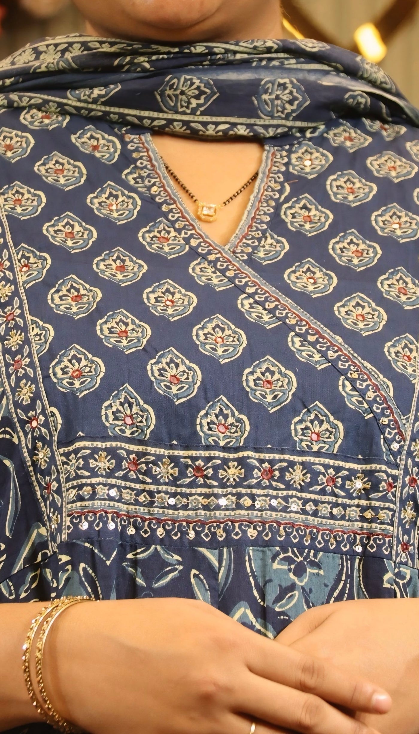 Cotton Anarkali Set