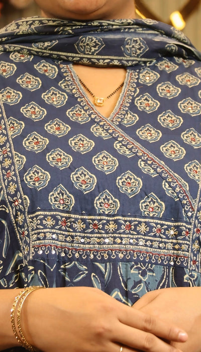 Cotton Anarkali Set