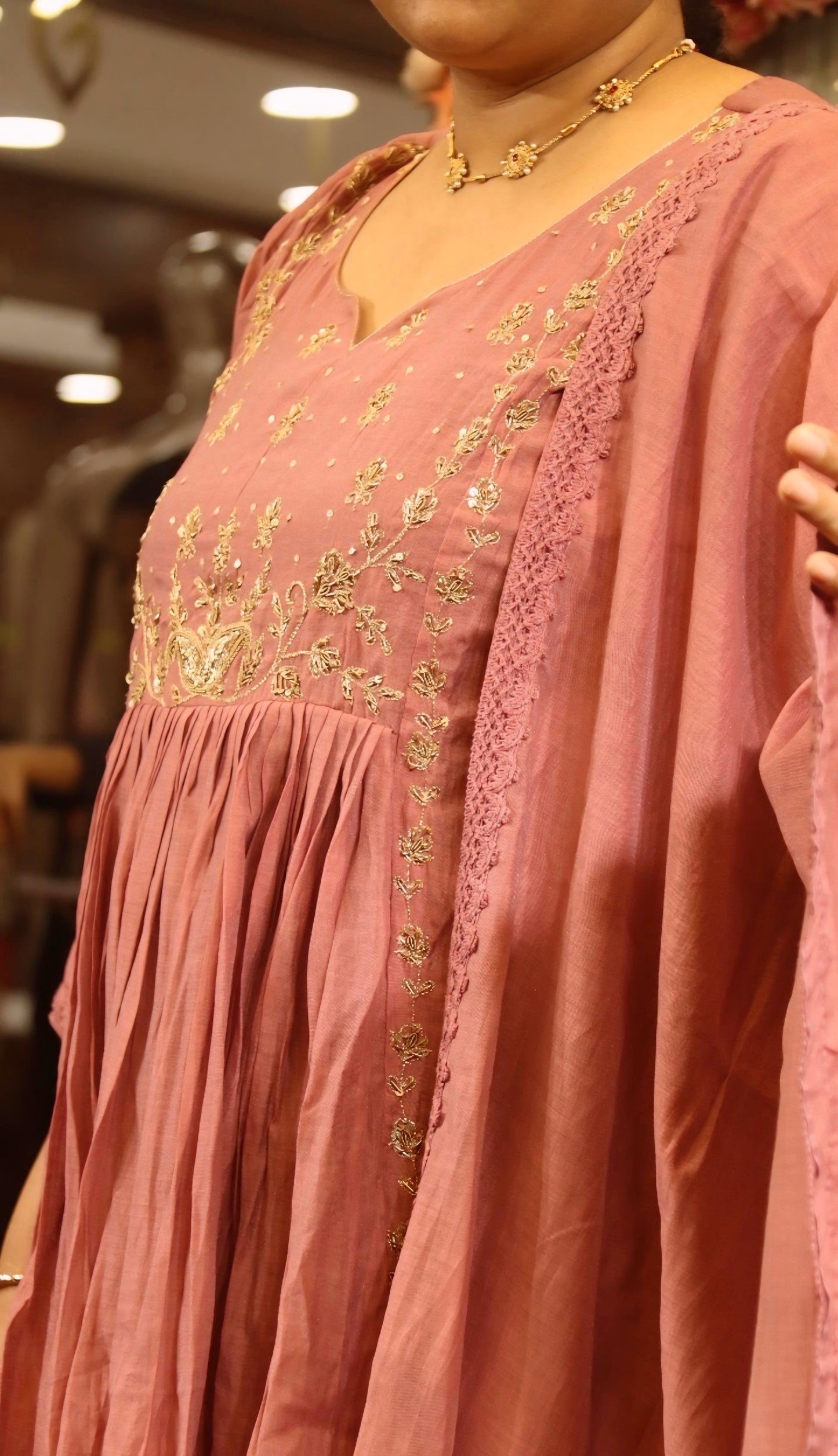 Salwar Suit-Muslin silk