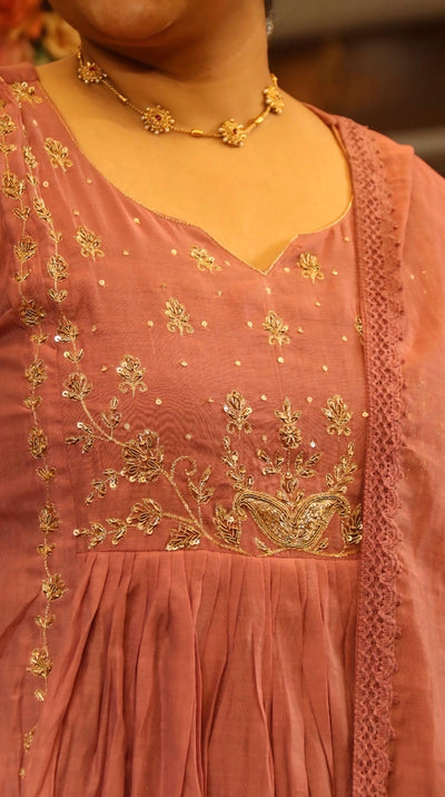 Salwar Suit-Muslin silk