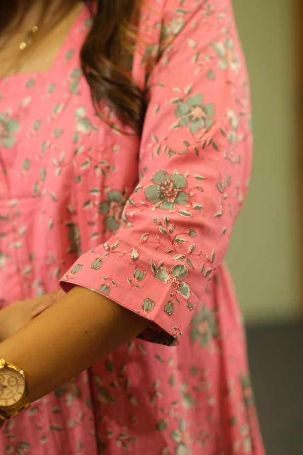 Cotton A-line Kurti