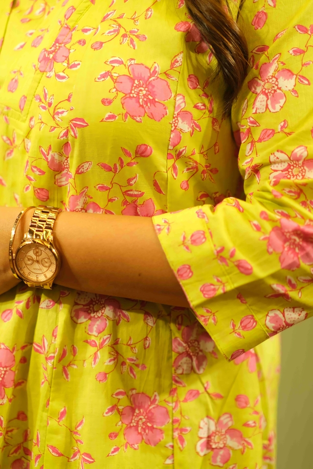 Cotton A-line Kurti