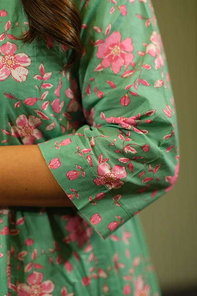 Cotton A-line Kurti