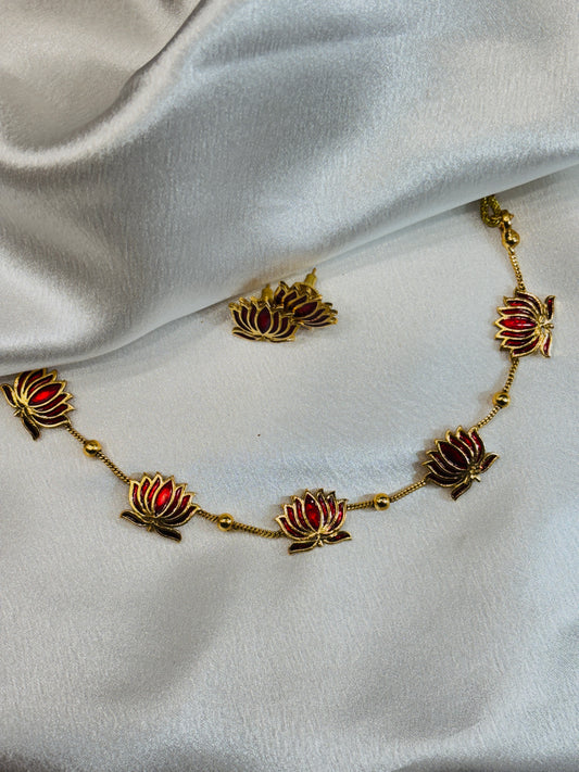 Lotus Jewellery Set