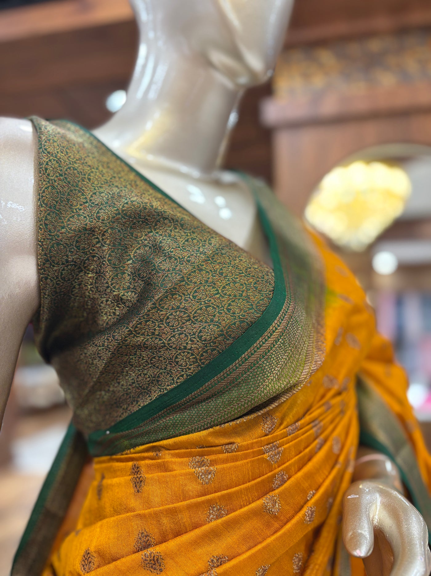 Semi Banarasi Silk Saree