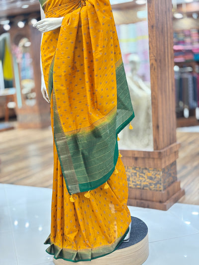 Semi Banarasi Silk Saree