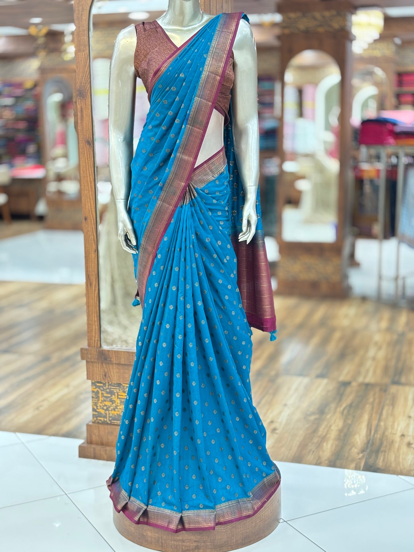 Semi Banarasi Silk saree