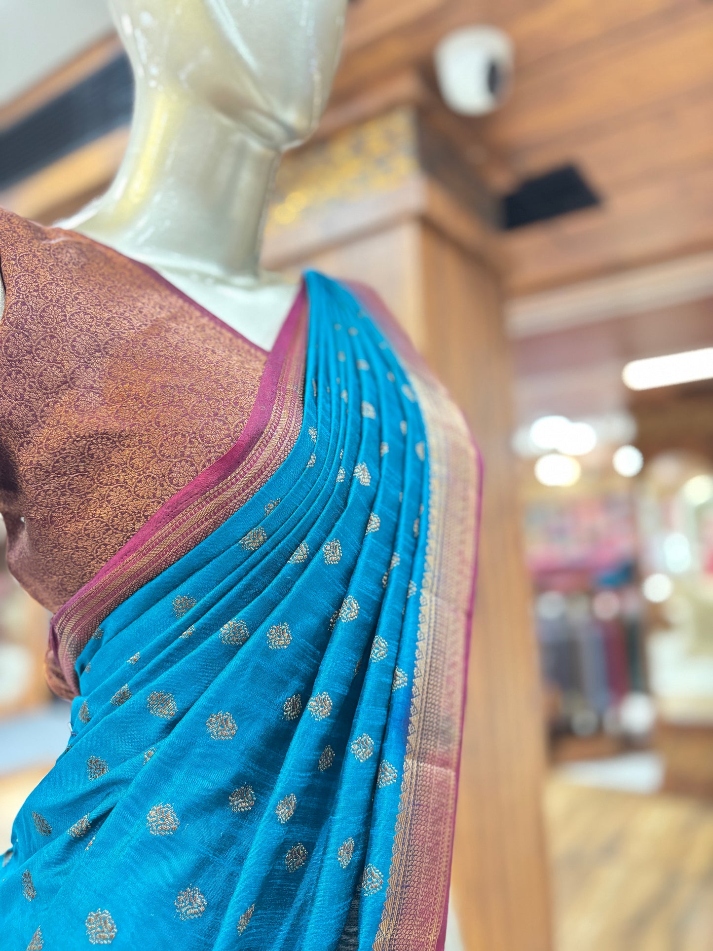Semi Banarasi Silk saree
