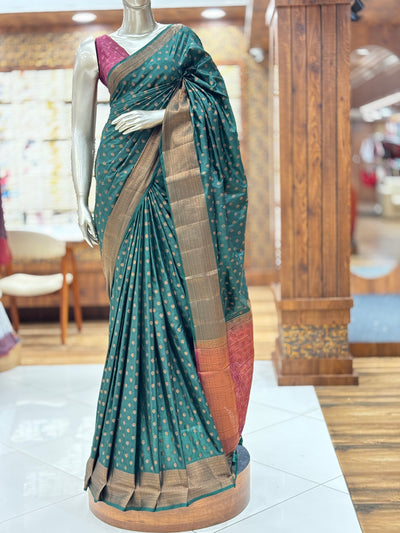 Semi Banarasi Silk Saree