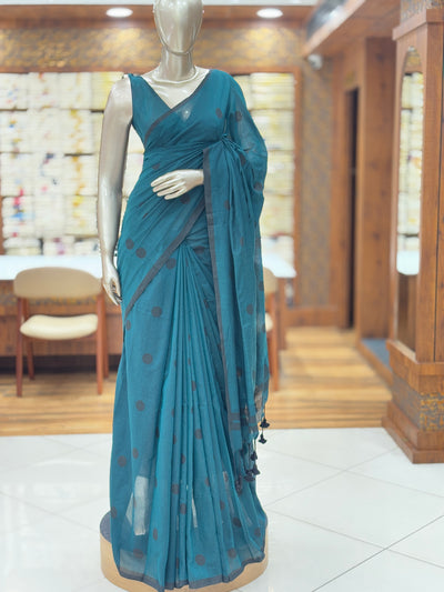 Cotton Saree | Polka Dots