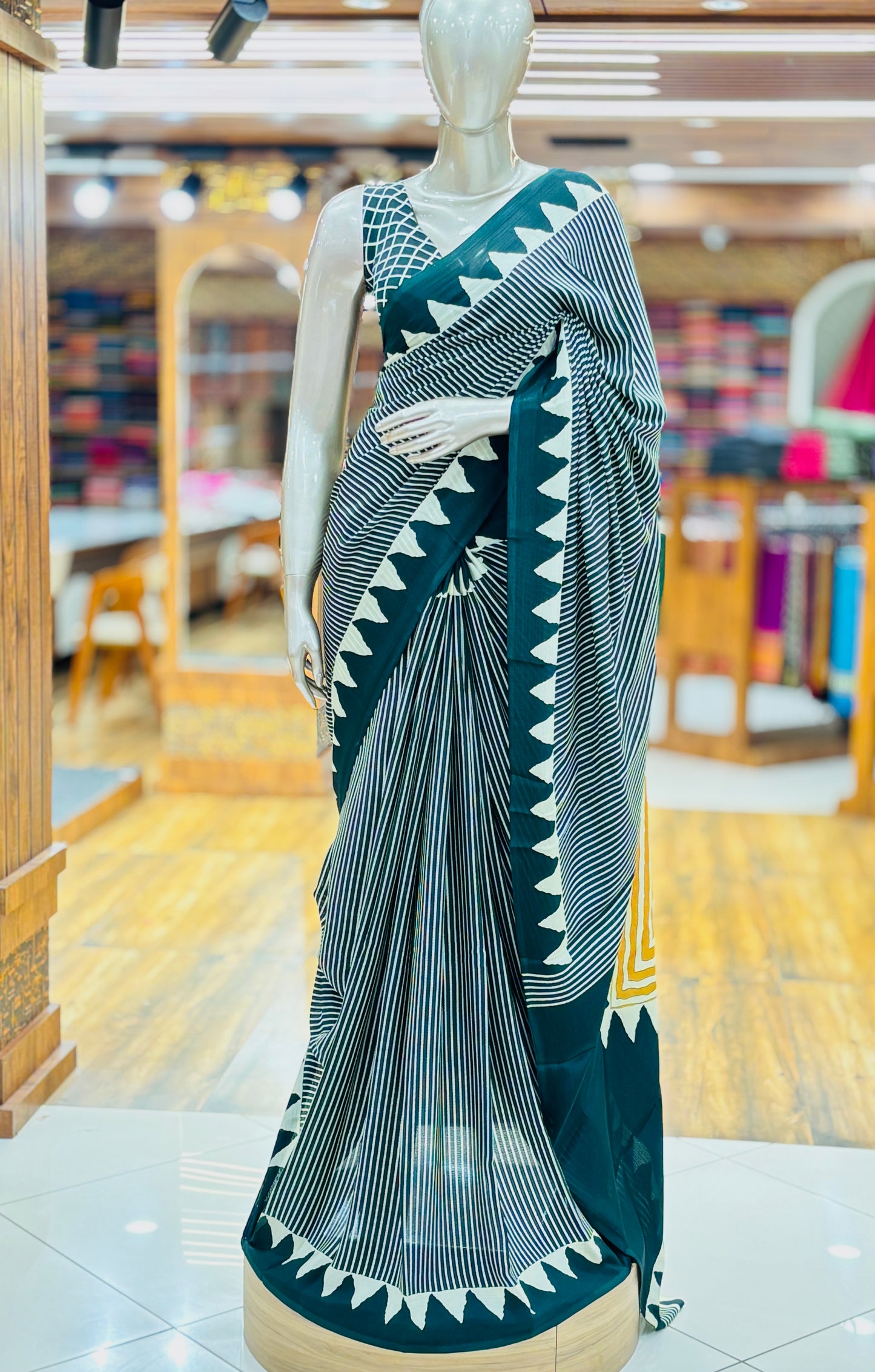 Chinon Silk Saree