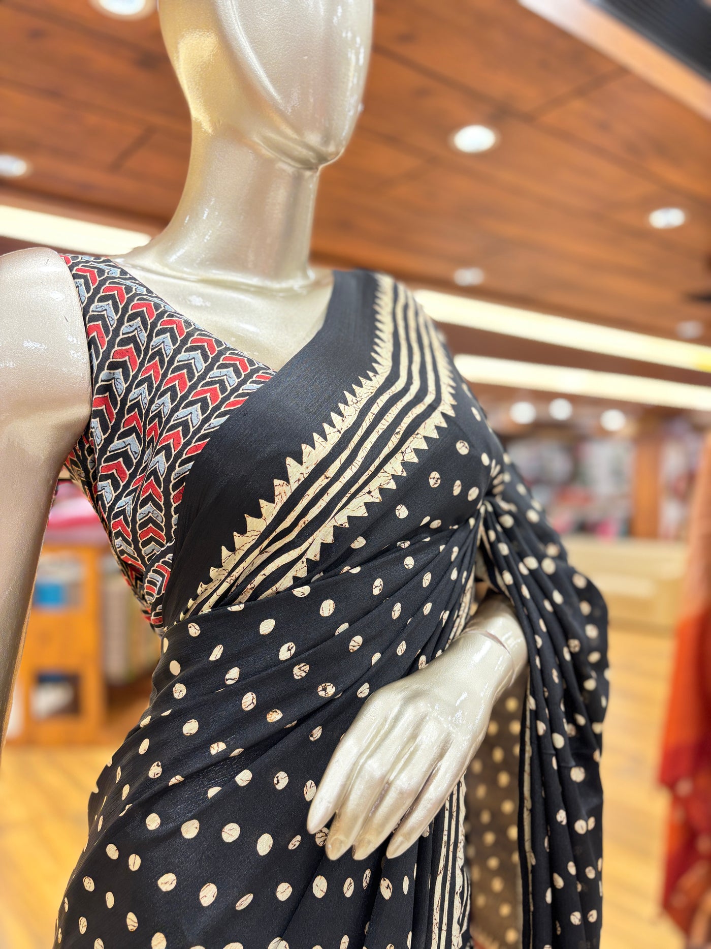 Chinon Silk Saree