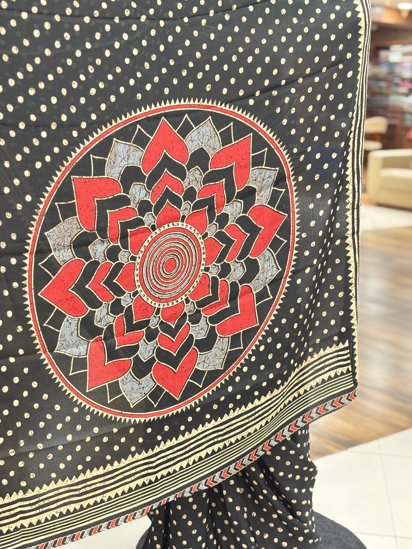 Chinon Silk Saree