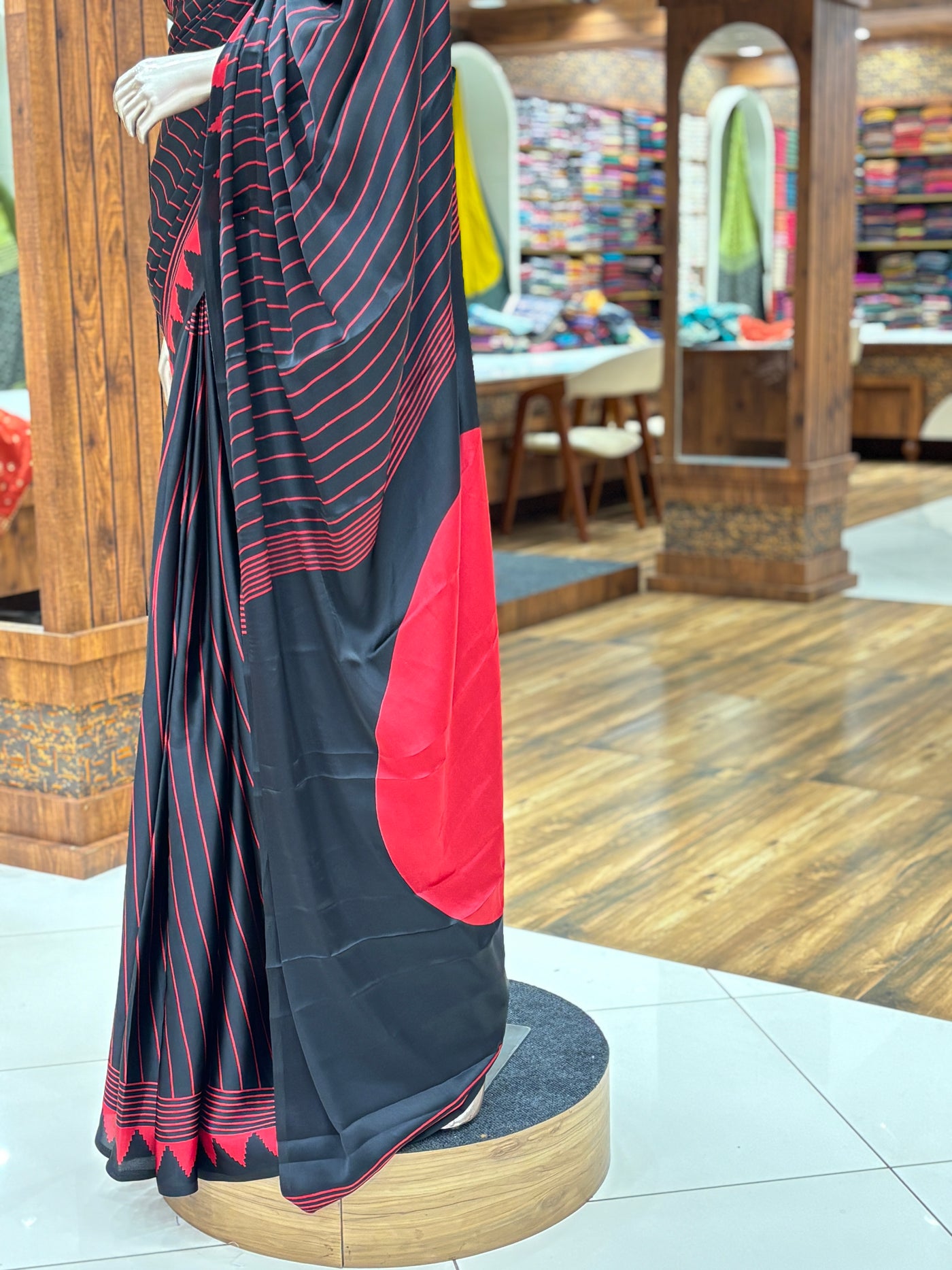 Semi Modal Saree | Blouse(Unstitched)