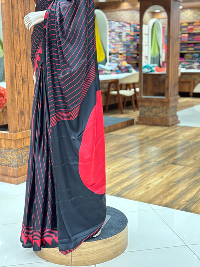 Semi Modal Saree | Blouse(Unstitched)