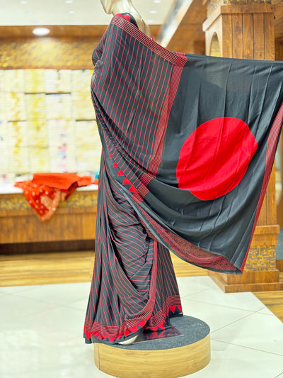 Semi Modal Saree | Blouse(Unstitched)