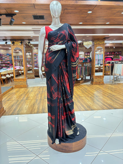 Semi Modal Saree | Blouse(Unstitched)