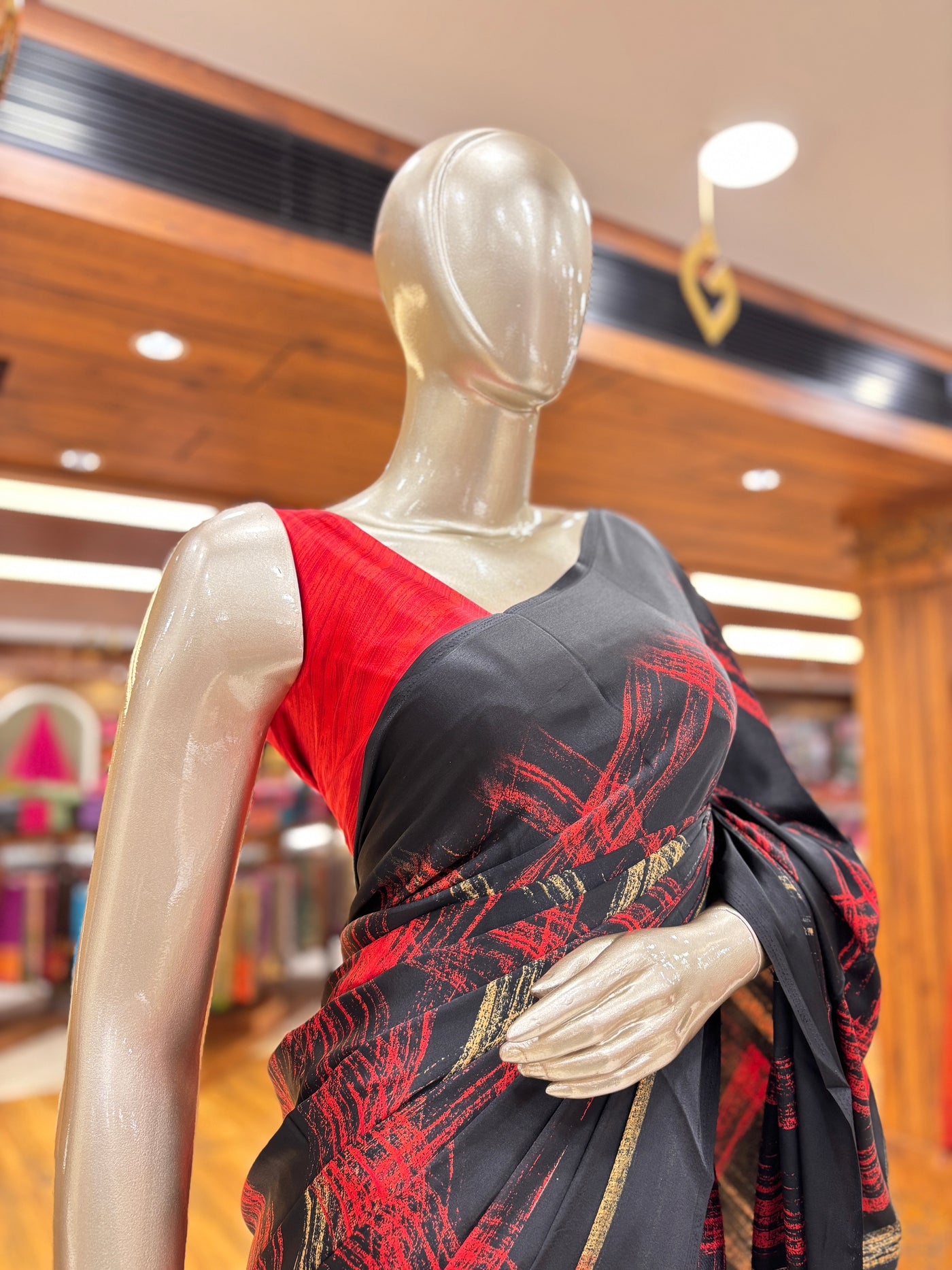 Semi Modal Saree | Blouse(Unstitched)