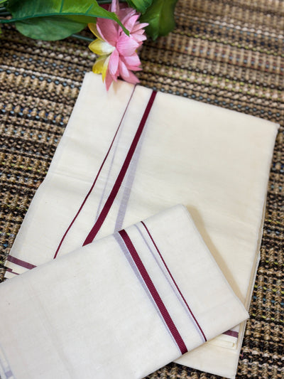 Traditional Cotton Set Mundu for Women