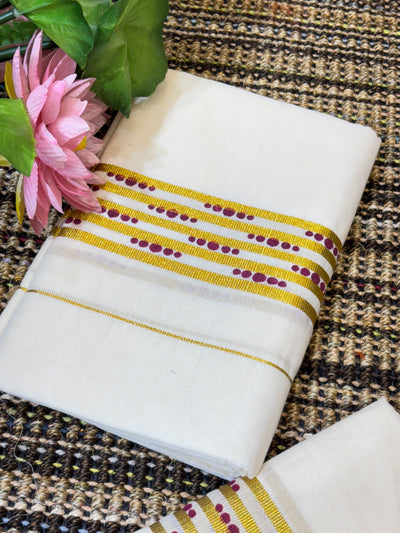 Traditional Cotton Set Mundu for Women