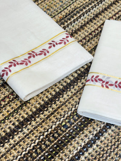 Traditional Cotton Set Mundu for Women
