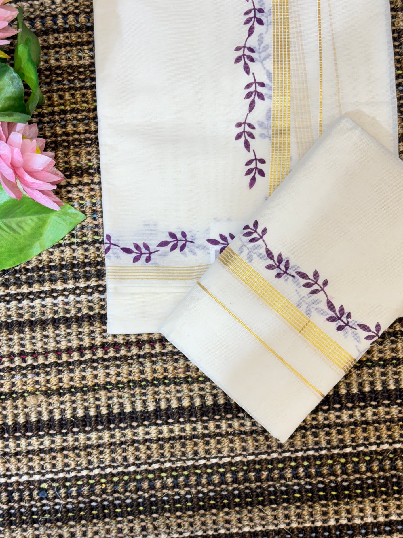 Traditional Cotton Set Mundu for Women