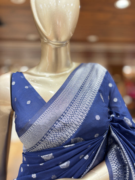 Semi Banarasi Silk saree