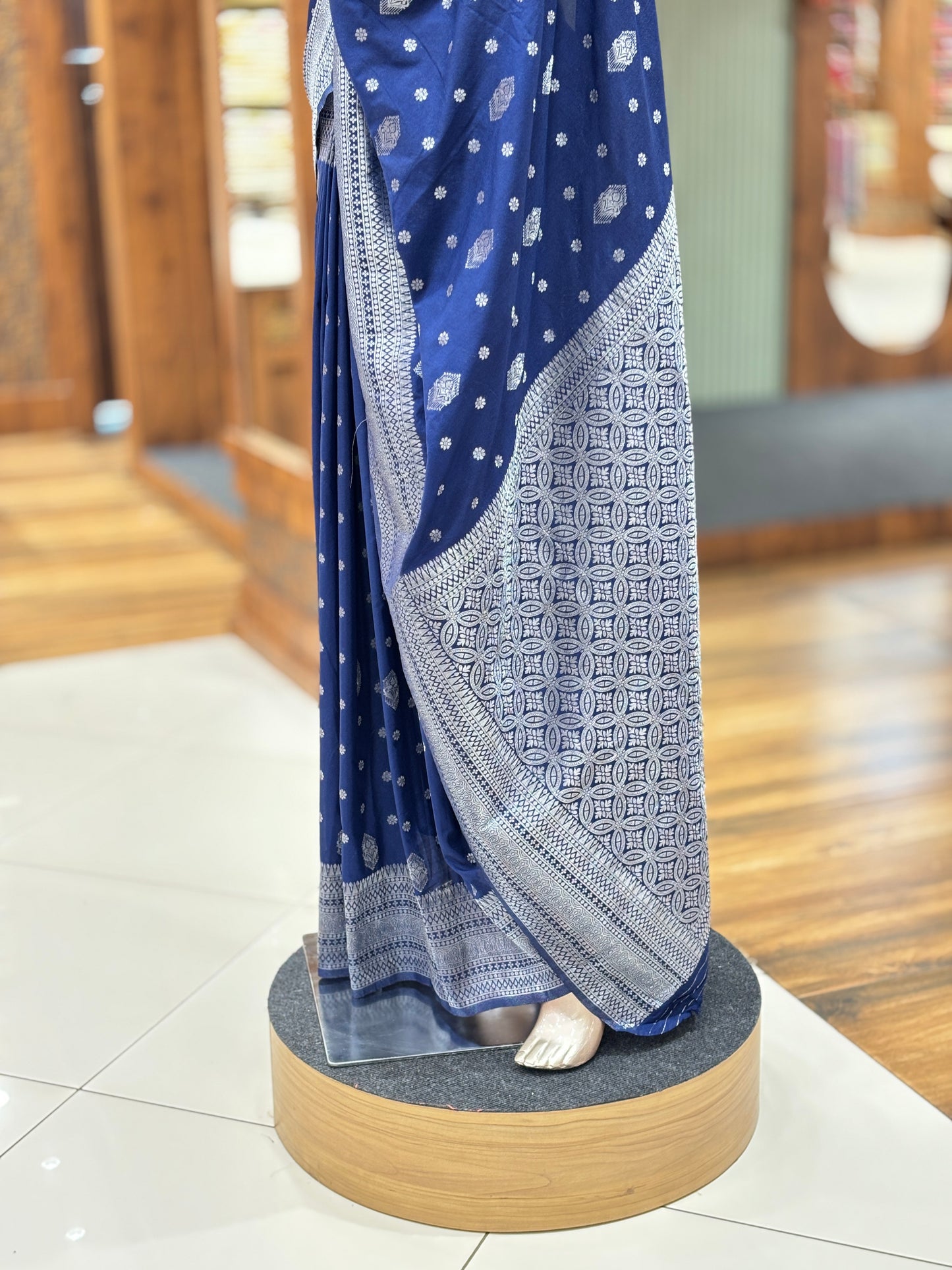 Semi Banarasi Silk saree
