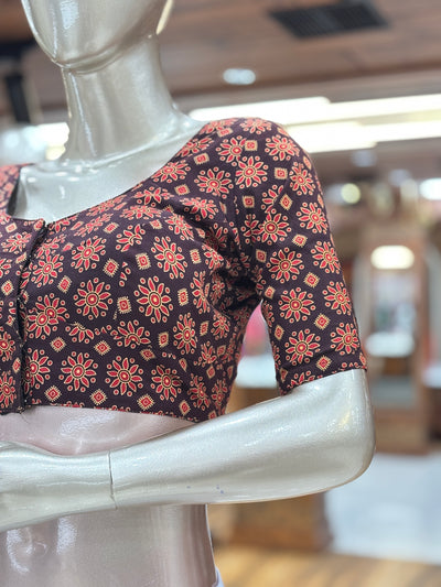 Readymade Ajrakh Blouse