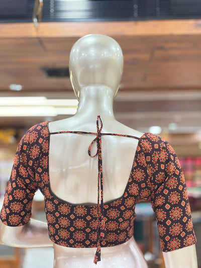 Readymade Ajrakh Blouse