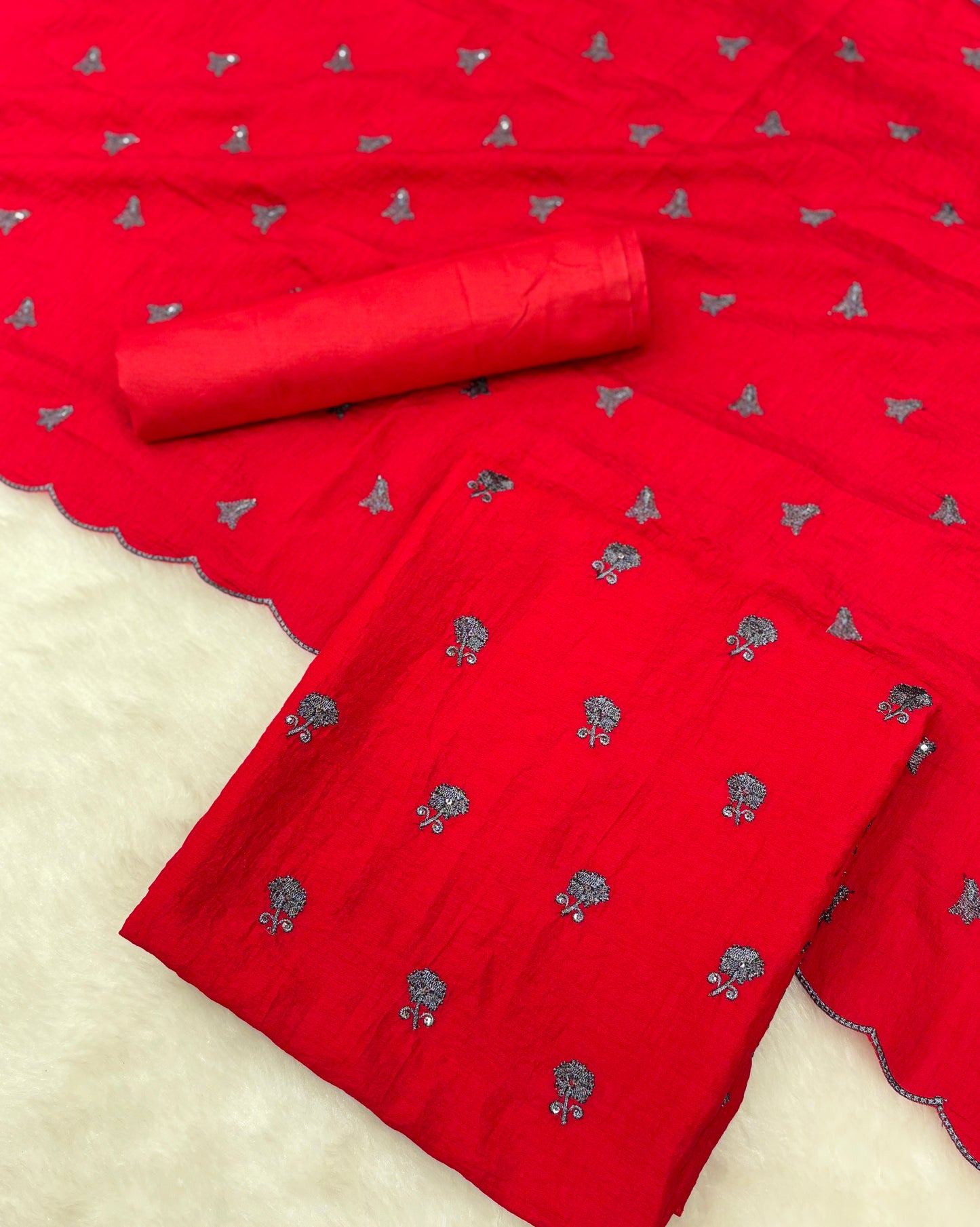Salwar Material | Red